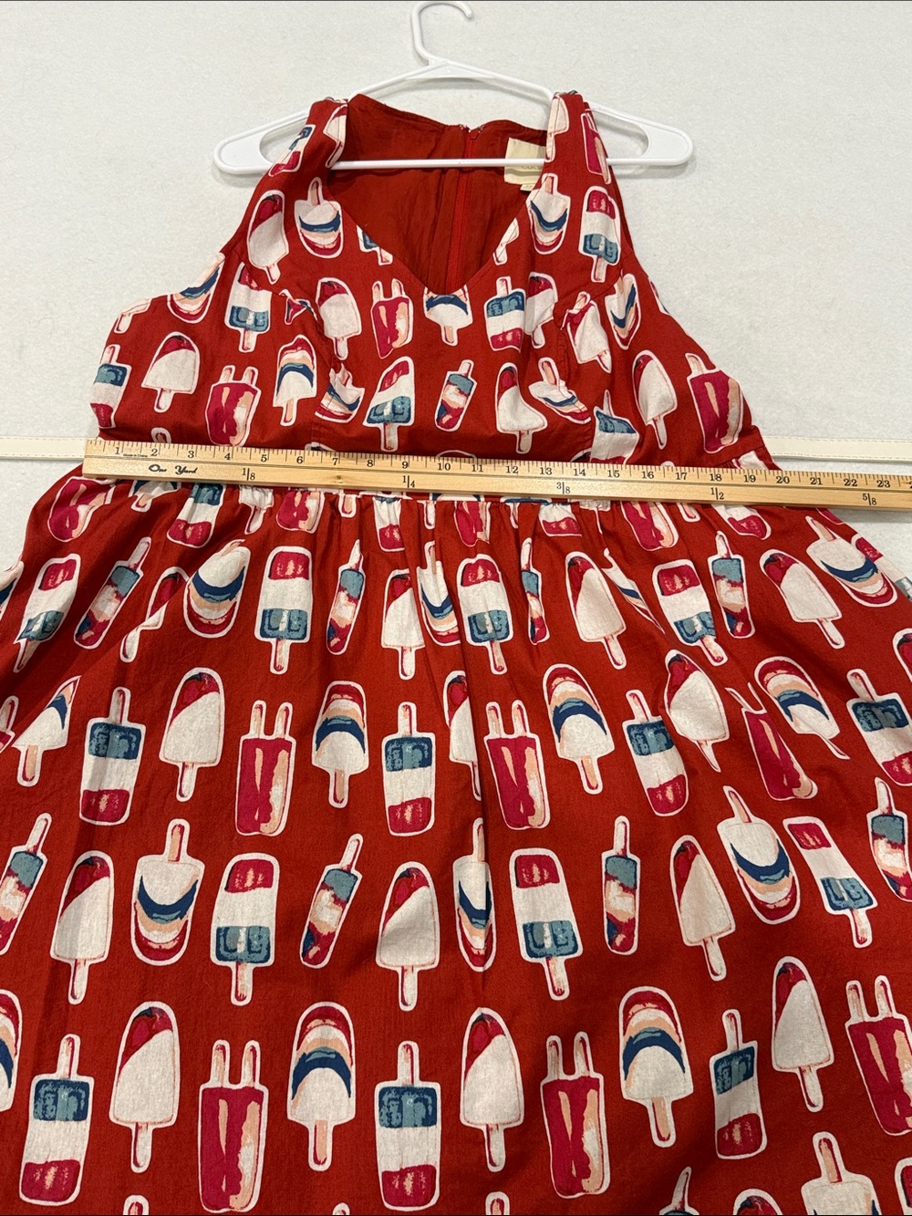 Modcloth Red Popsicle Print Sleeveless Dress - Picture 4 of 7